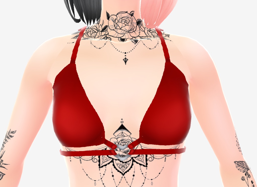 Red Heart Swimsuit