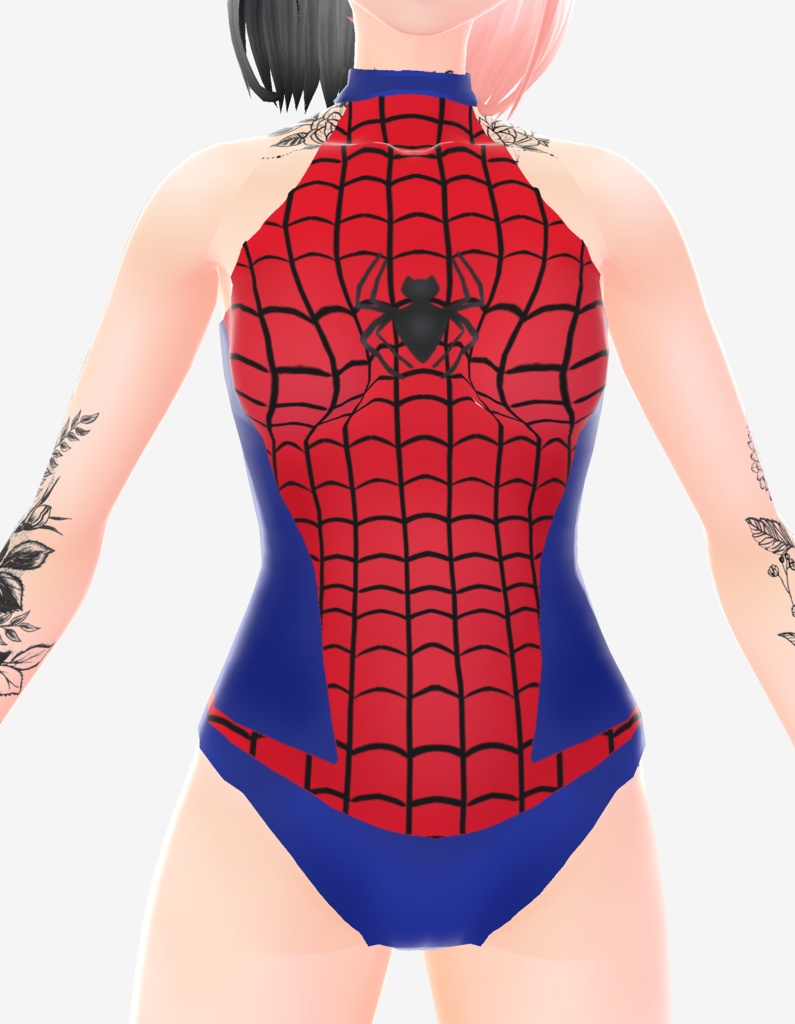 Halter Spiderman Swimsuit