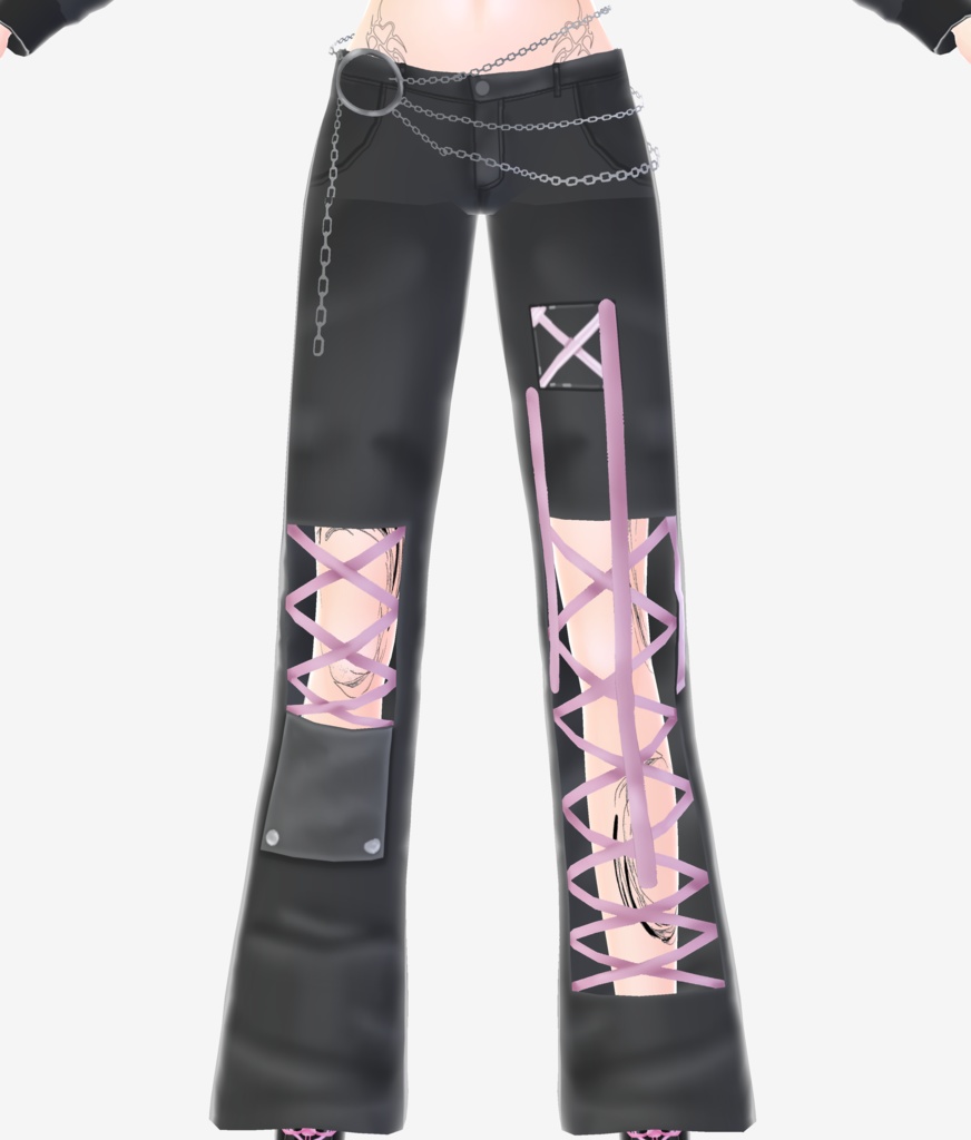 Lace Flare Pants