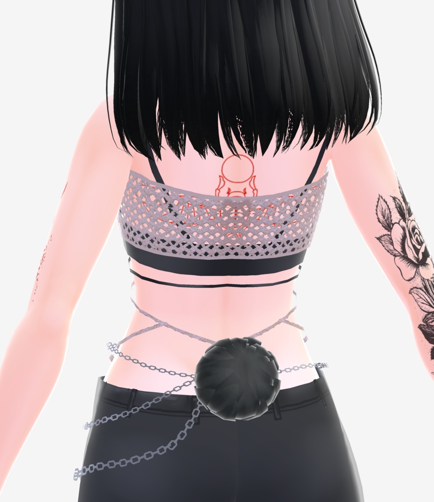 Knit Star Top With Bralette