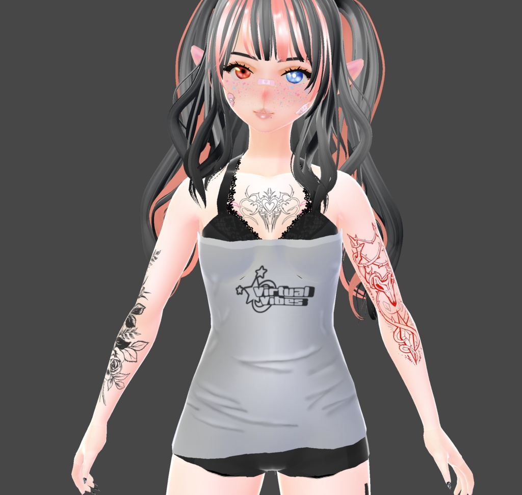 Virtual vibes Y2k Top