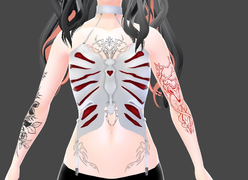 Skeleton Butterfly Top