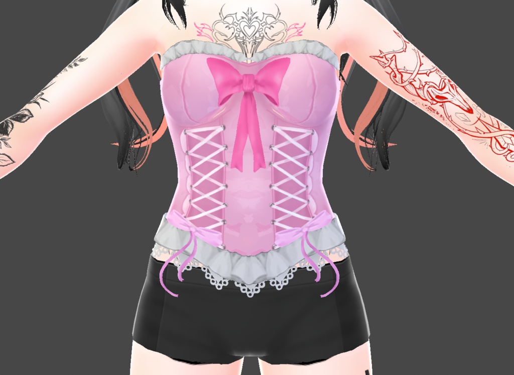 Pink Bow Corset