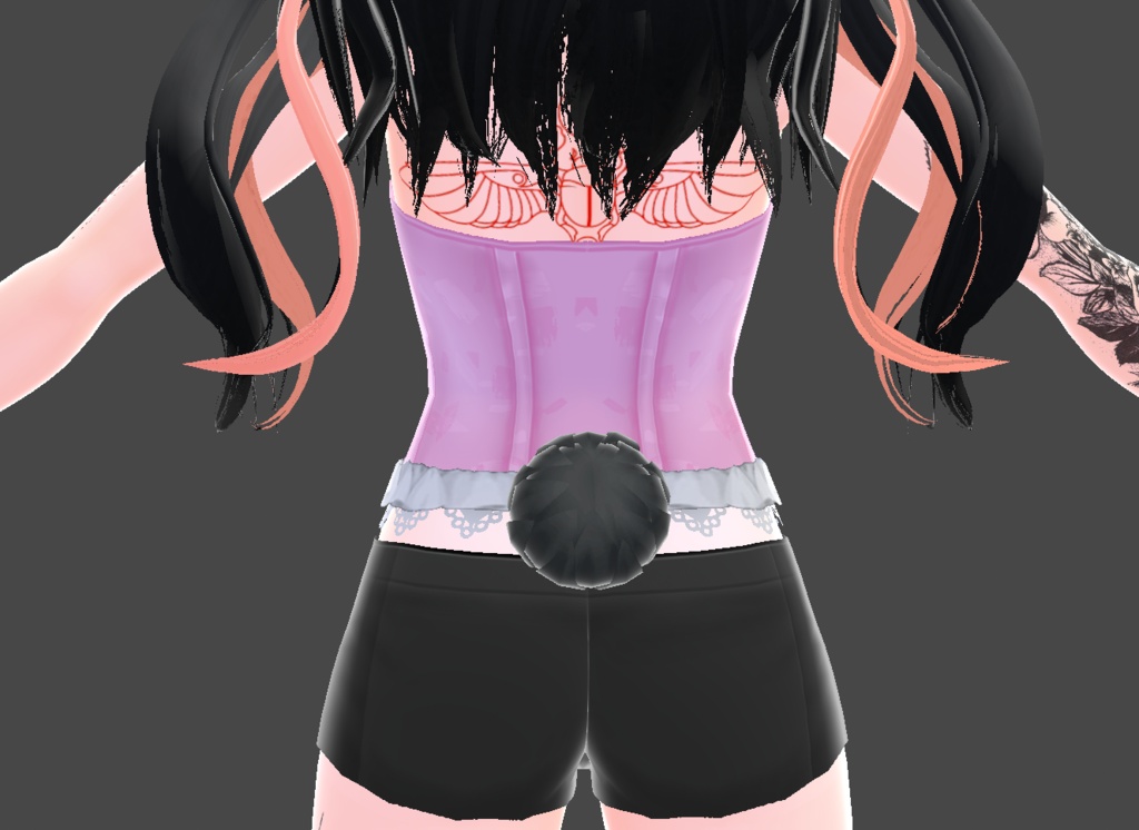 Pink Bow Corset