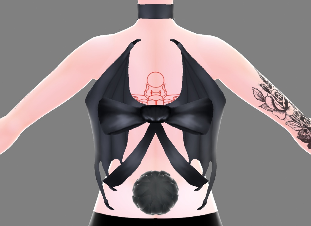 Bat Top With Wings
