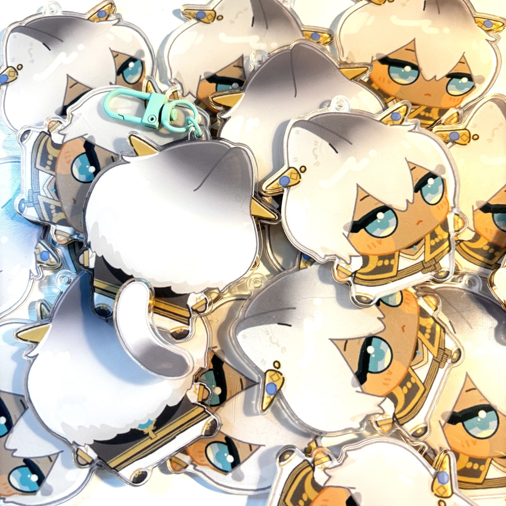 ふりふりしっぽアクキー