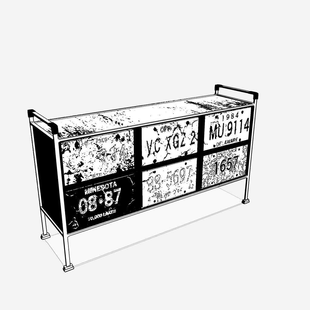 アメカジ風チェスト