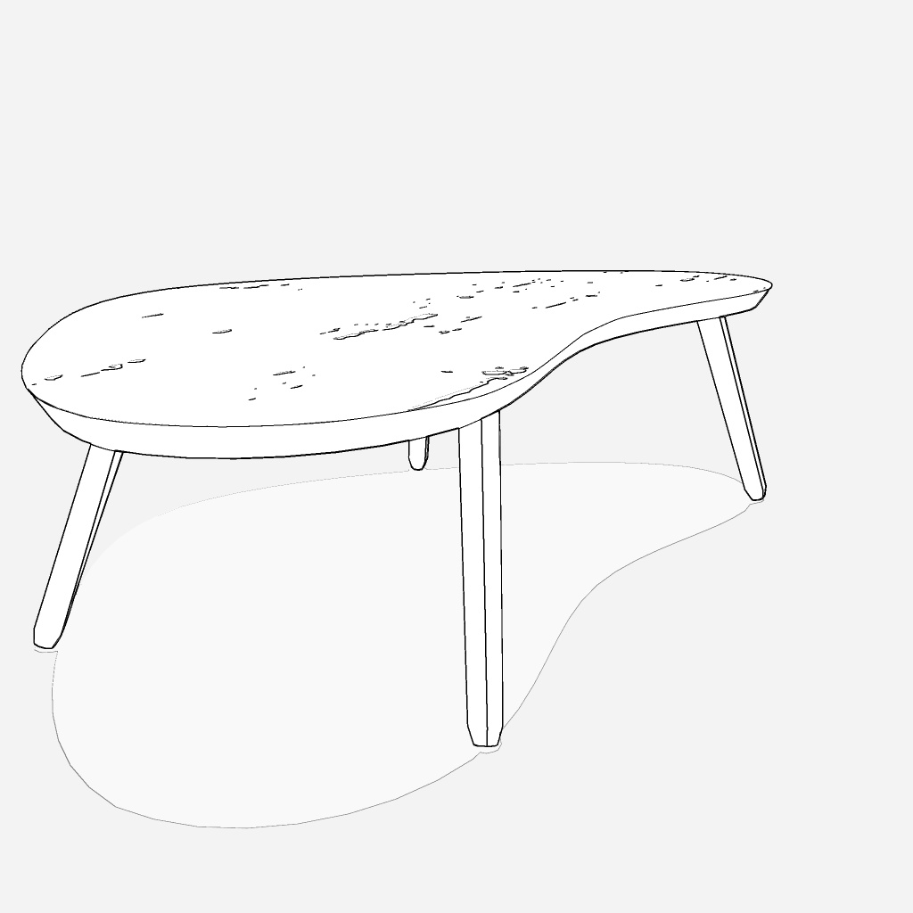 コーヒーテーブル‗C