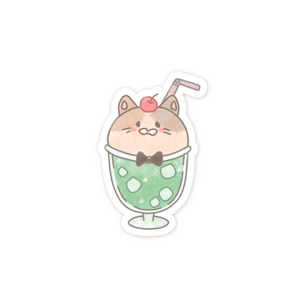 クリームにゃんこソーダ