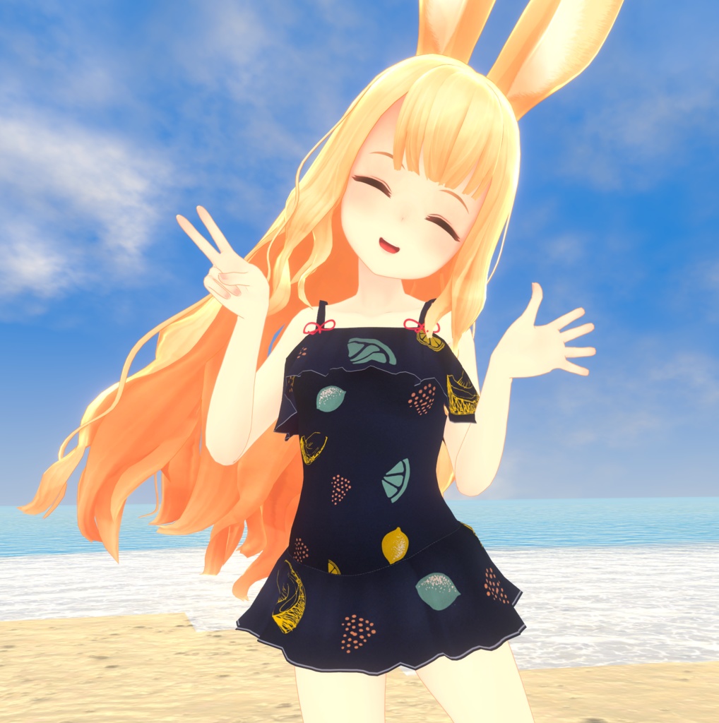 フリルワンピース水着 for LSbody