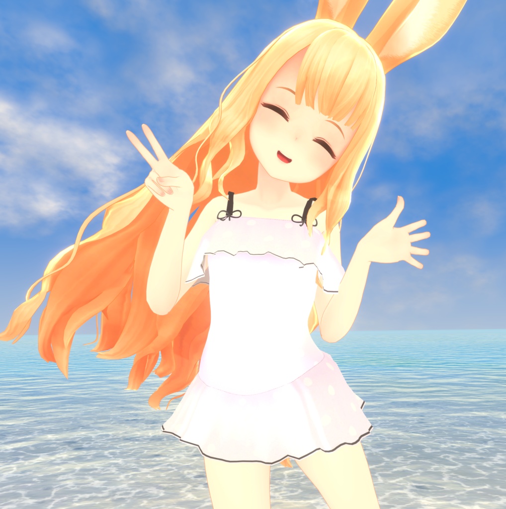 フリルワンピース水着 for LSbody