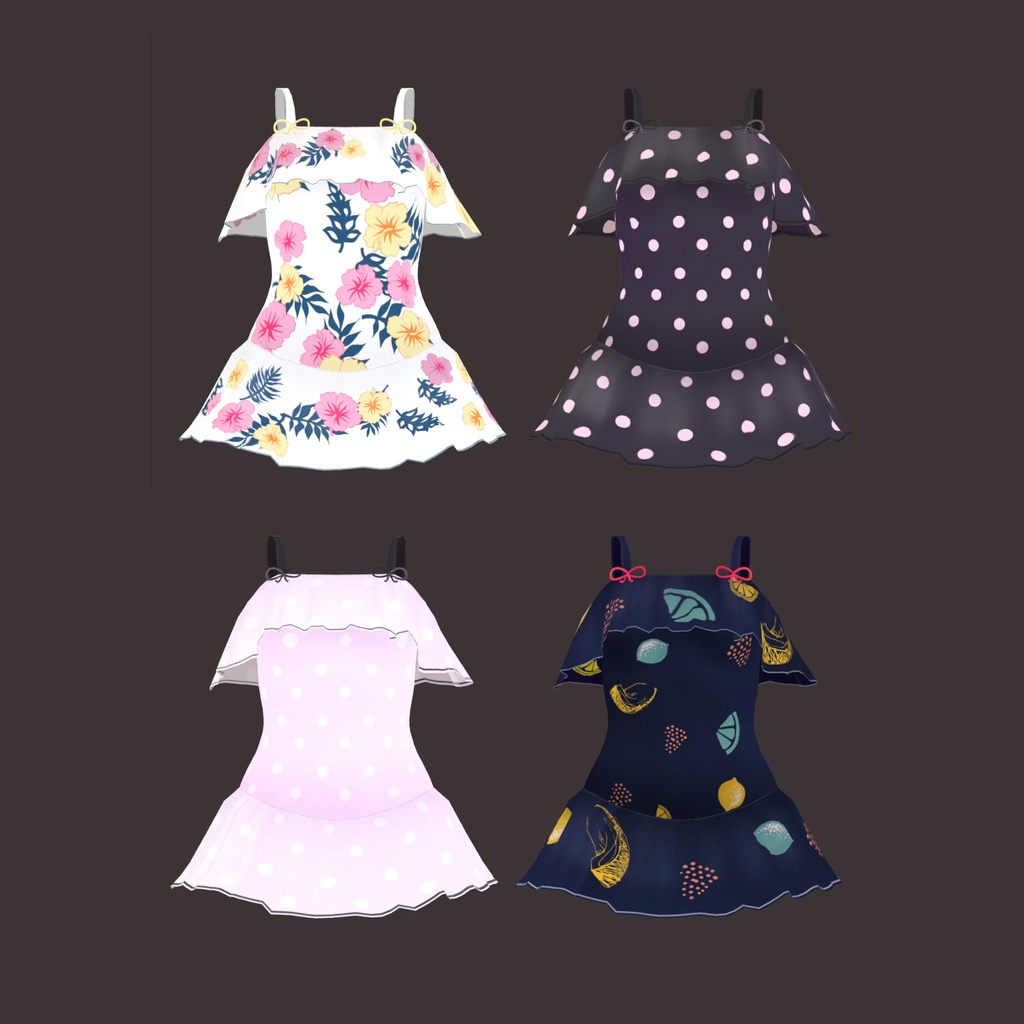 フリルワンピース水着 for LSbody