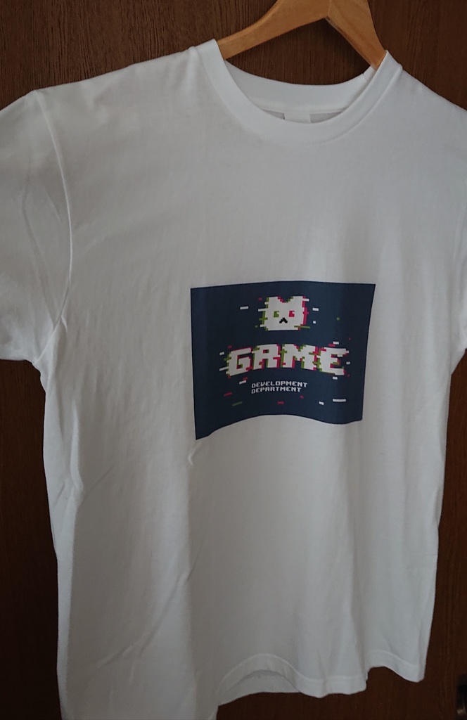 ブルアカ ゲーム部Tシャツ グリッチ風(白)