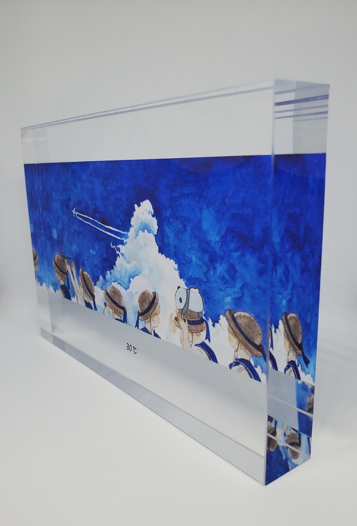 30℃(アクリルブロック)