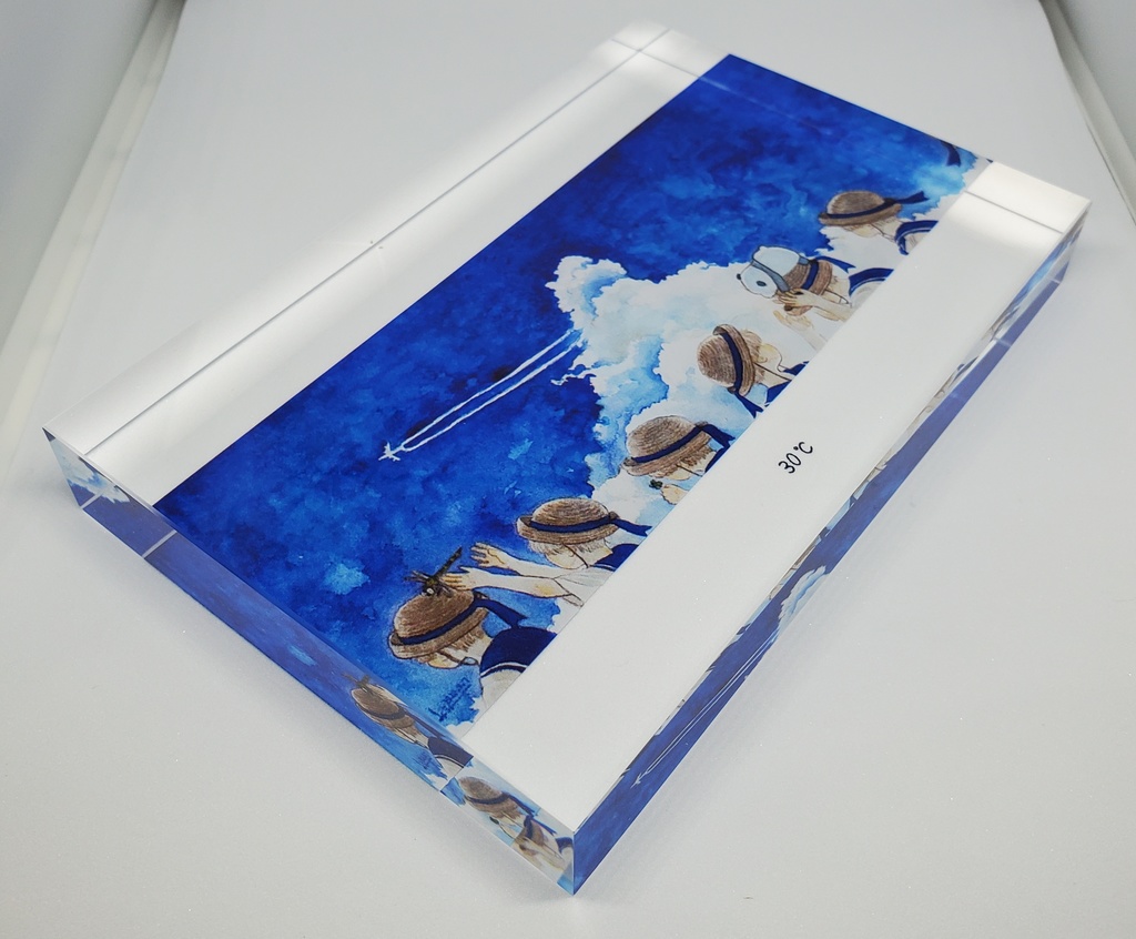 30℃(アクリルブロック)