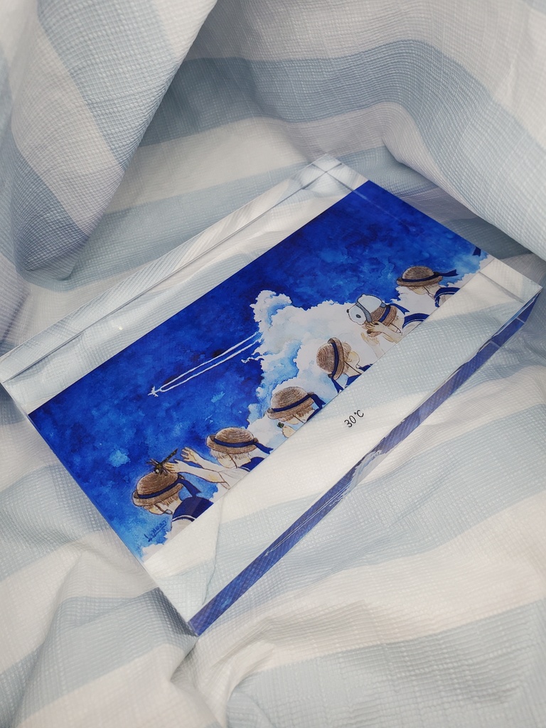 30℃(アクリルブロック)