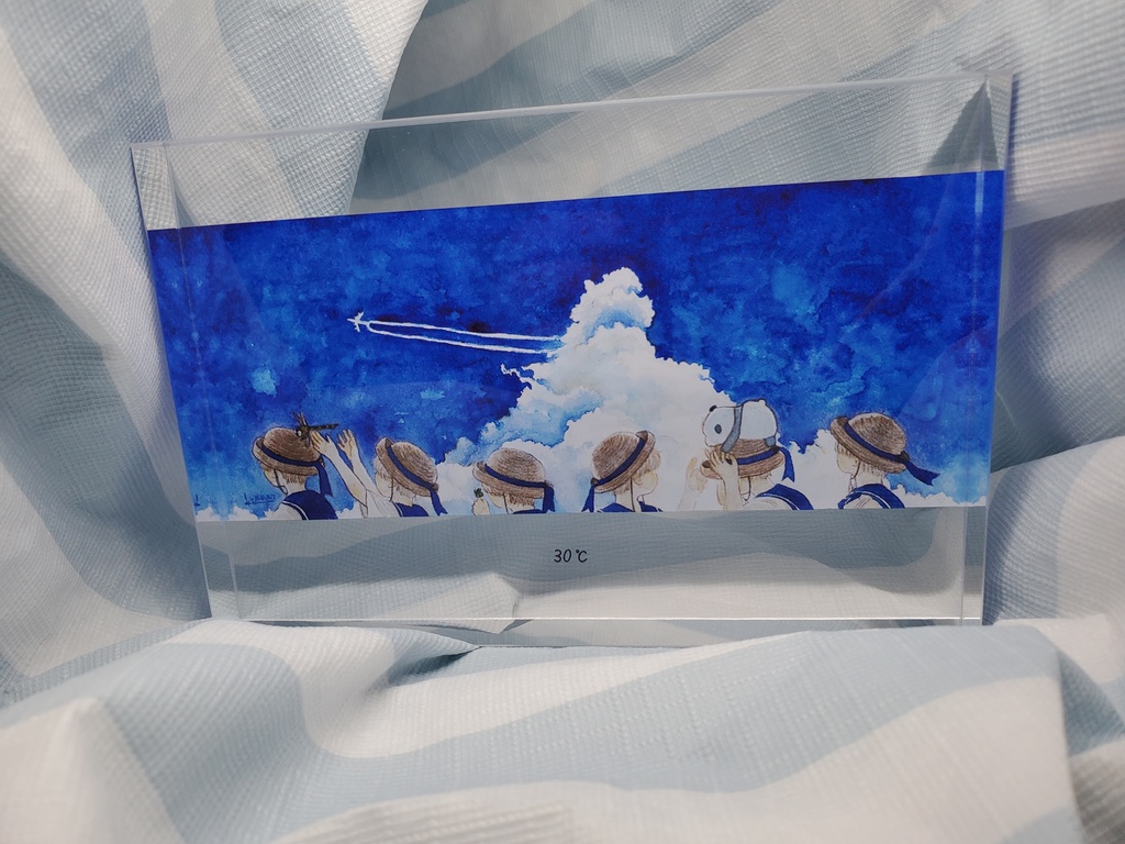 30℃(アクリルブロック)