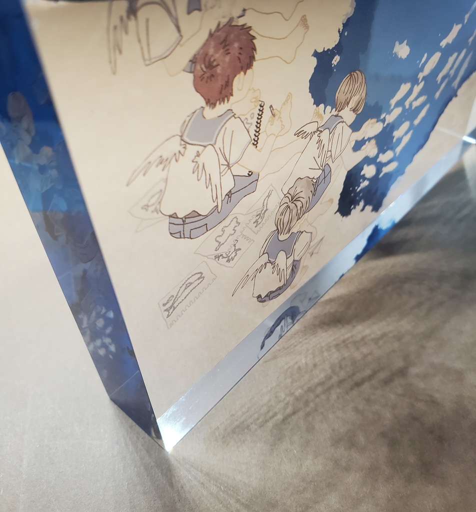 いわし雲の秘密(アクリルブロック)