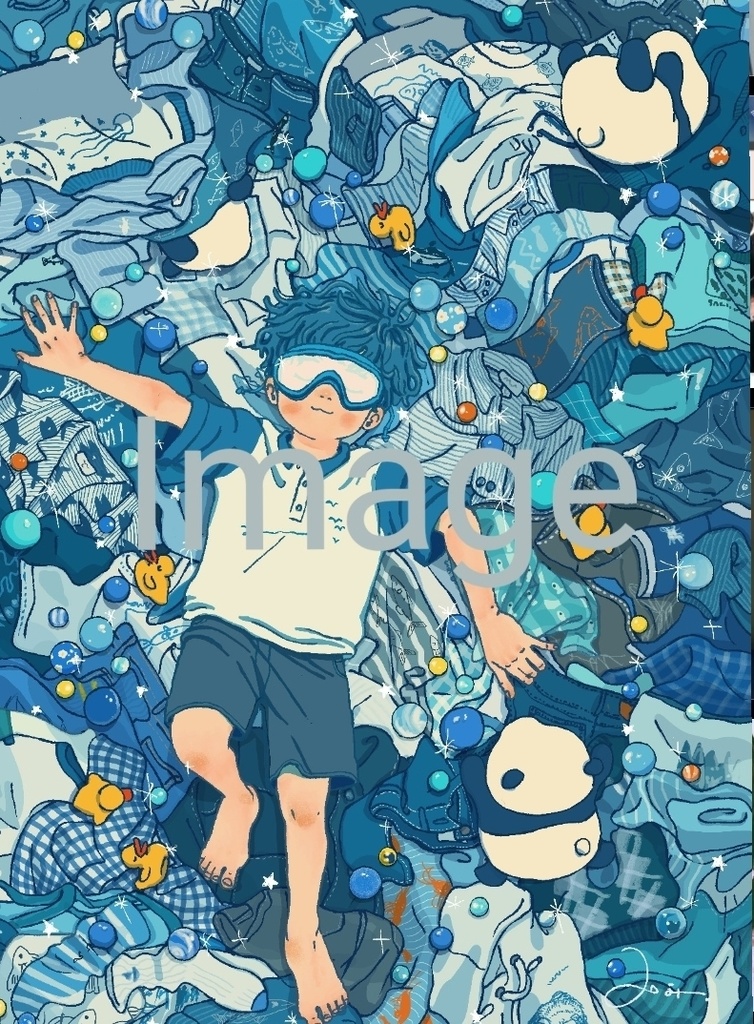 まちどおしくて　イラストカード