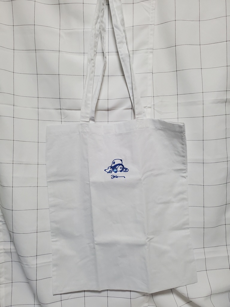 パンダワンポイント刺繍トートバッグ