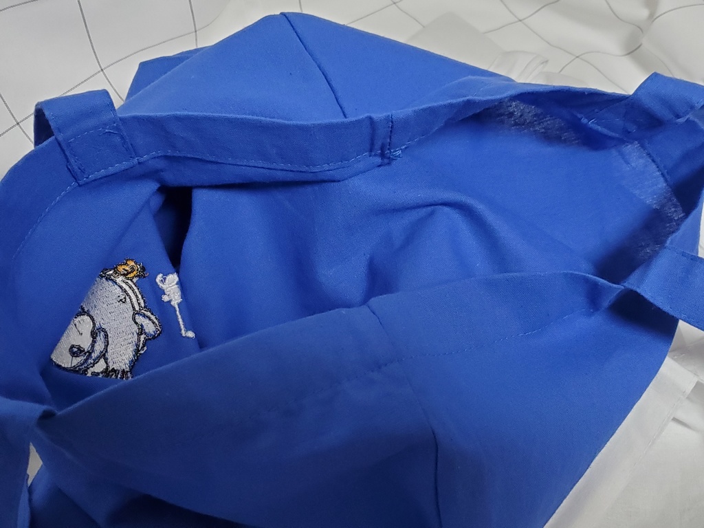 パンダワンポイント刺繍トートバッグ