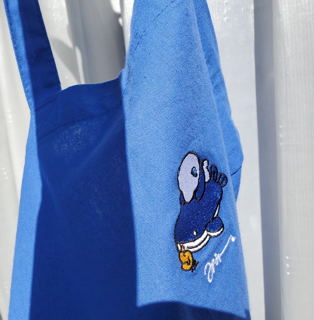 パンダワンポイント刺繍トートバッグ