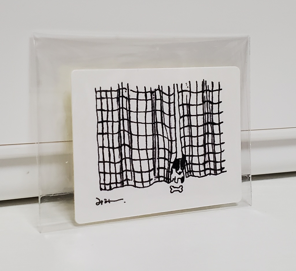 いぬと生活　シール