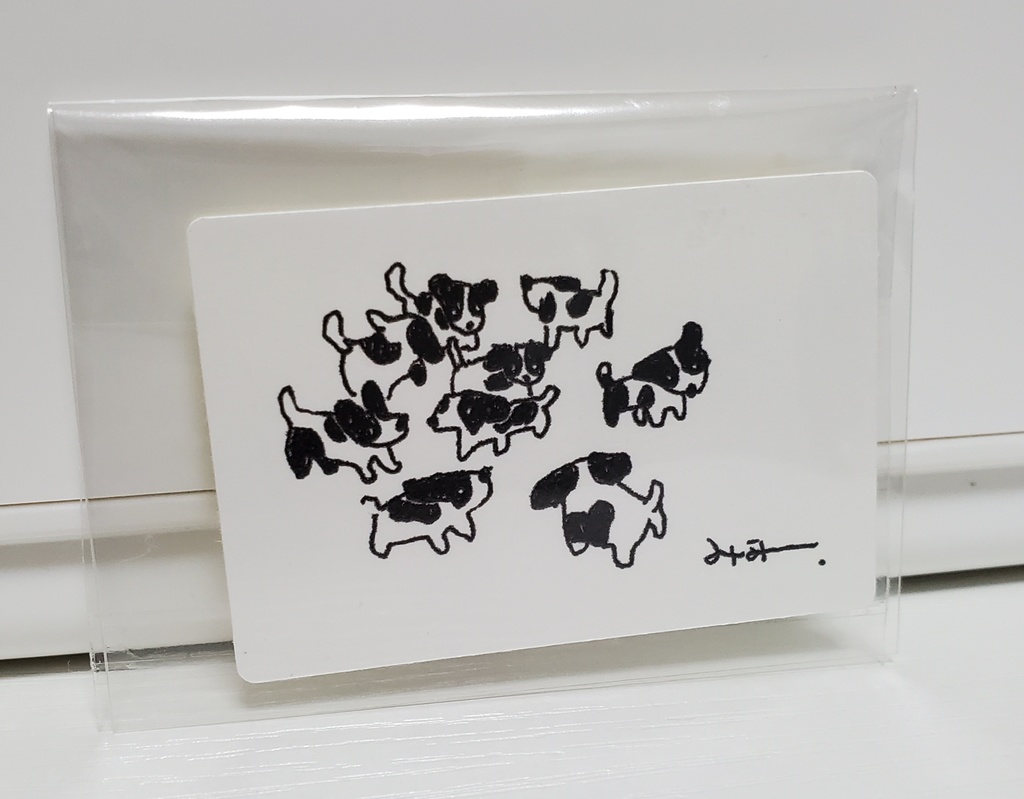 いぬと生活　シール