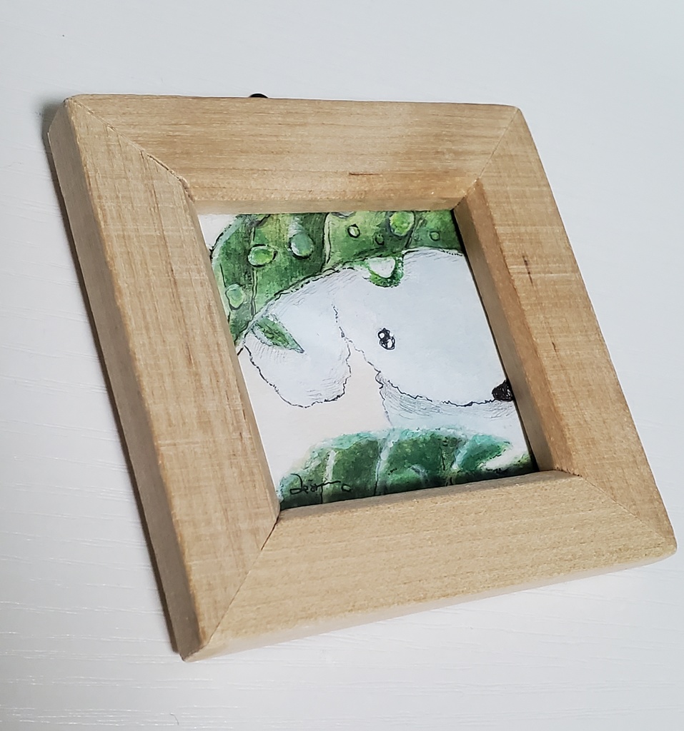 雨上がり(額入りミニ原画)