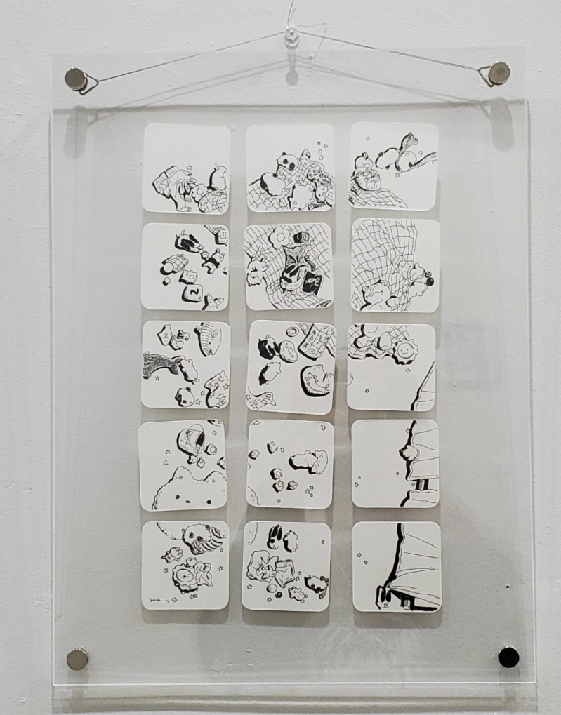 どこを切り取っても(お家)　フレーム入り原画