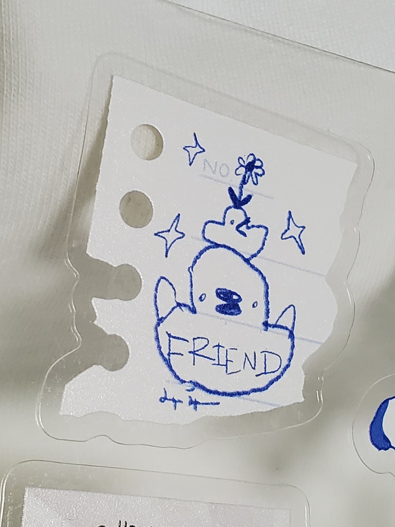 クリアステッカー