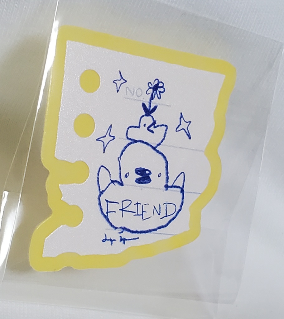 クリアステッカー