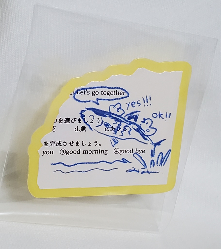 クリアステッカー