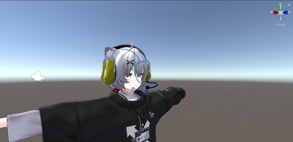 【VRC想定】ヘッドセット(ASH、ラスク対応)