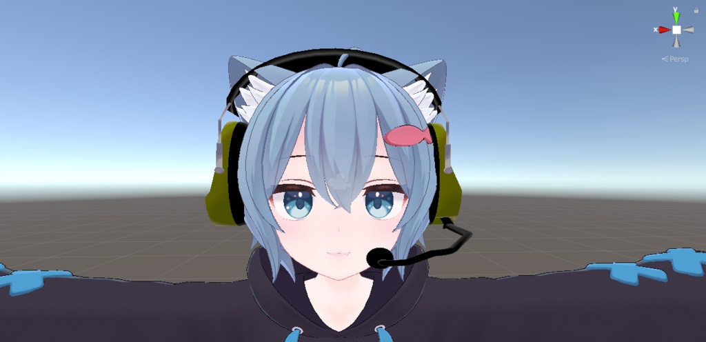 【VRC想定】ヘッドセット(ASH、ラスク対応)