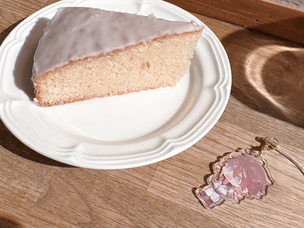 カフェタイムなアクリルキーホルダー