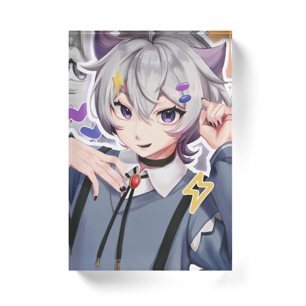 志月coverアクリルブロック