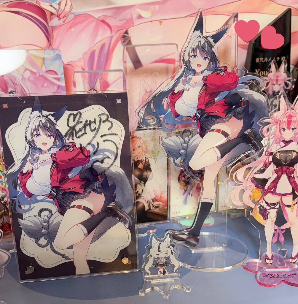 黒髪グッズ(アクスタ/アクリルパネル/マウスパッド)