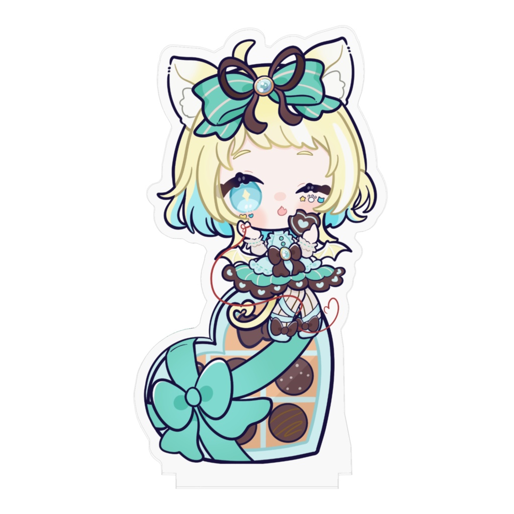 アクリルフィギュア🩵猫瓜れにぃ