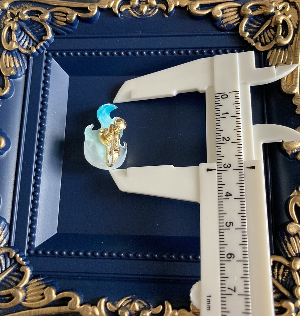 ヒスイゾロア(色違い)イメージアクセサリー イヤリング