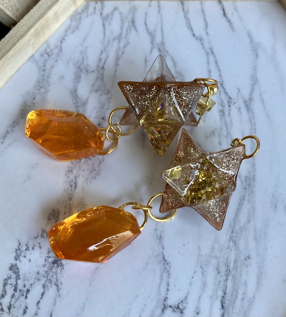 原神 鍾離 イメージピアス(イヤリング変更可能)