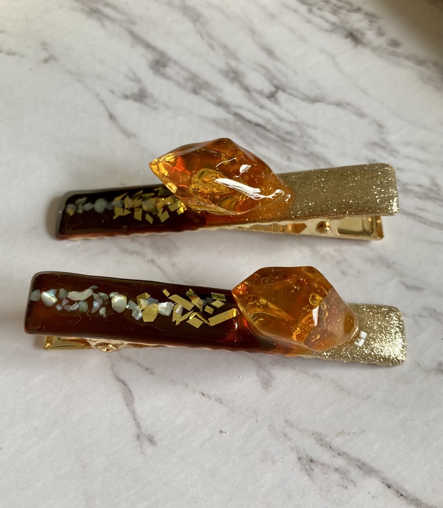 原神 鍾離イメージ ヘアクリップ