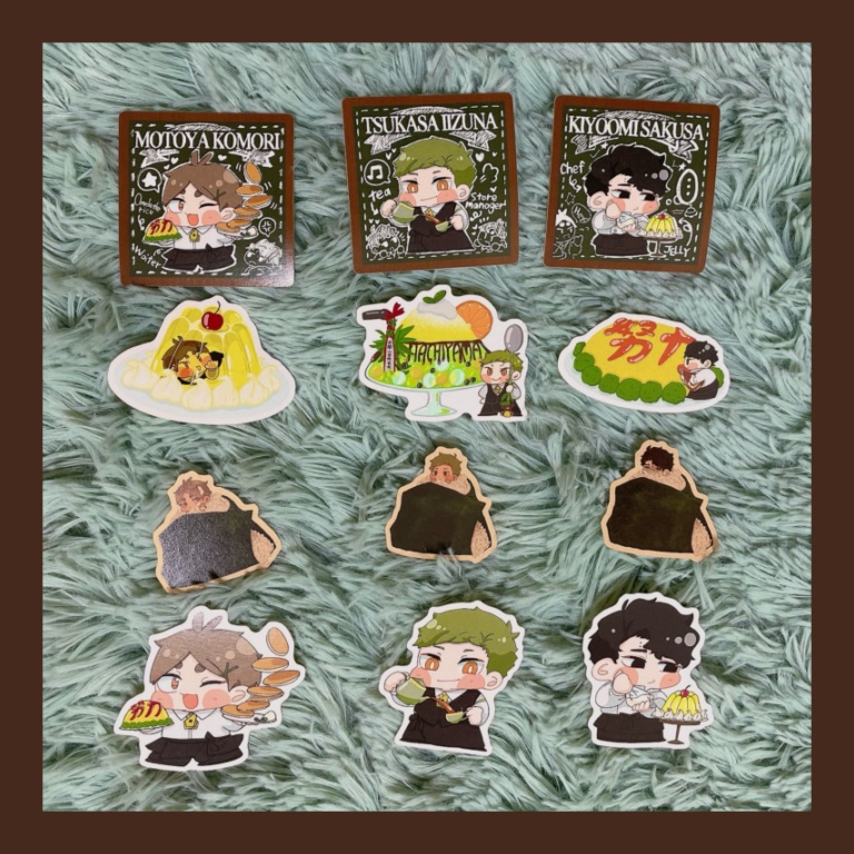 カフェいたちやまシール