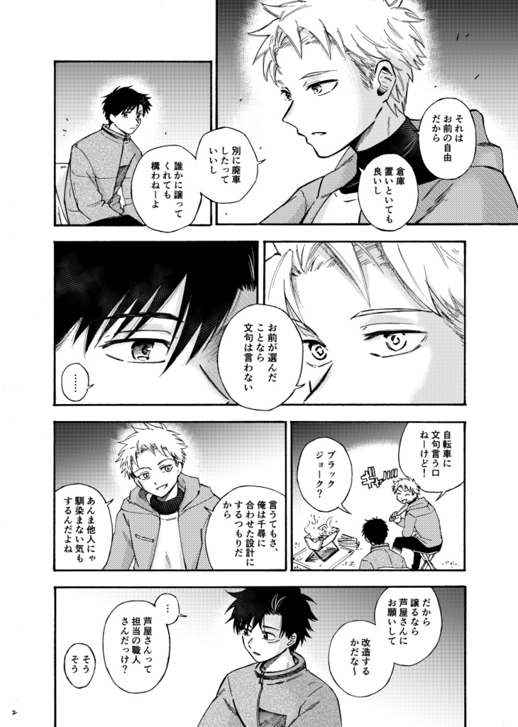 人間の自転車 2