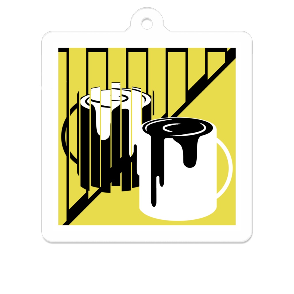 マンハッタンカフェ R6S風エンブレムキーホルダー