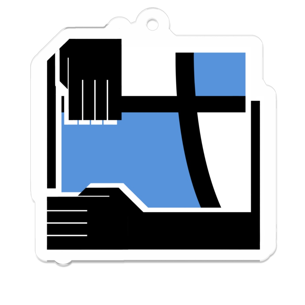 スーパークリーク R6S風エンブレムキーホルダー