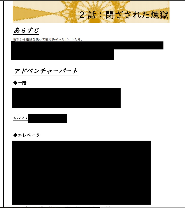 【ネクロニカシナリオ集】愚者の楽園