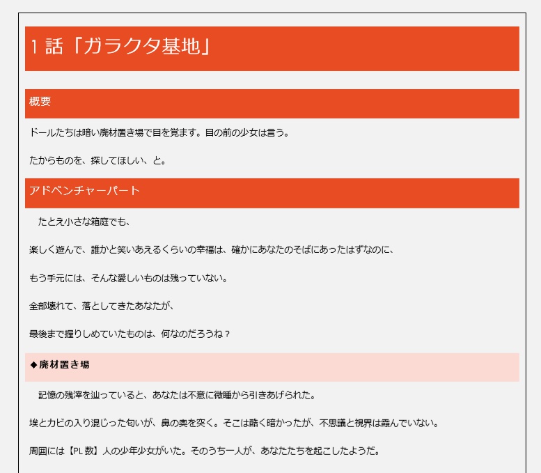 ※21/4/10【ネクロニカシナリオ集】虚の慈愛