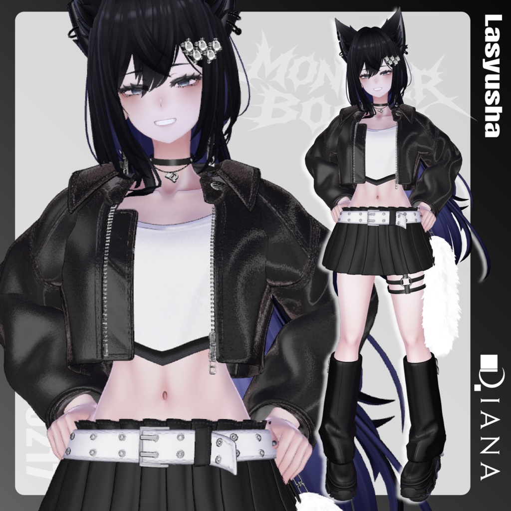 【Vketコラボ】モンスターブーツ-MONSTER BOOTS【16アバター対応】