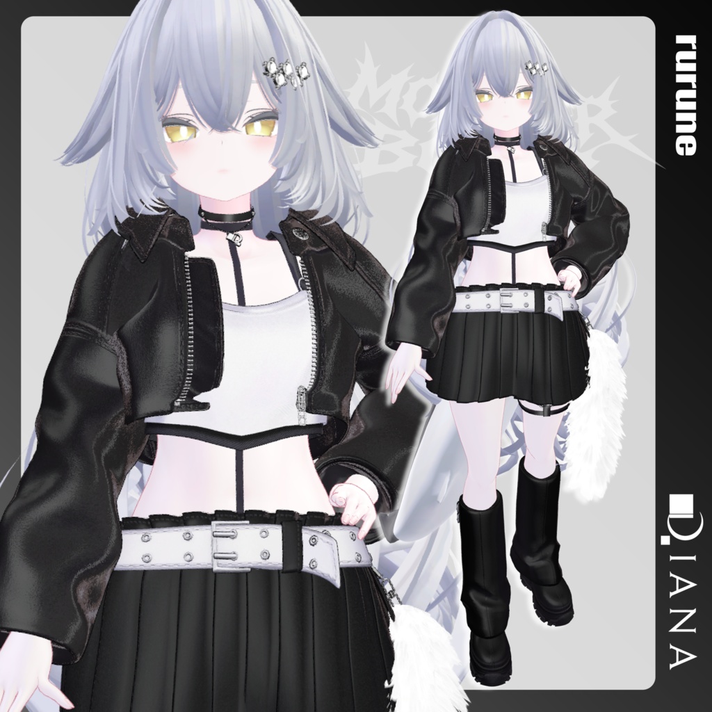 【Vketコラボ】モンスターブーツ-MONSTER BOOTS【16アバター対応】